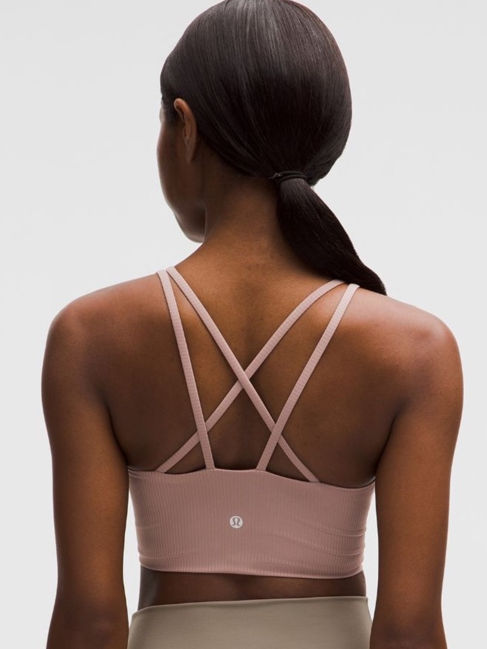 Like a Cloud Ribbed Longline Bra B/C - Picture 2 of 6